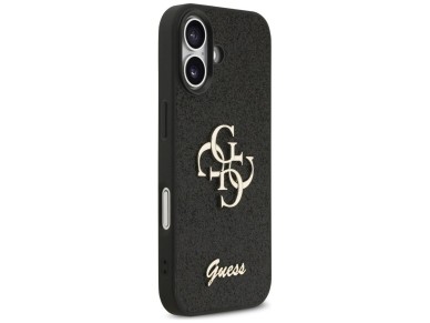 Funda Guess Fixed Glitter Big 4G para iPhone 17 - negra Funda Guess Fixed Glitter Big 4G para iPhone 17 - negra