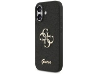 Capa Guess Fixed Glitter Big 4G para iPhone 17 - preta Capa Guess Fixed Glitter Big 4G para iPhone 17 - preta