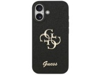 Capa Guess Fixed Glitter Big 4G para iPhone 17 - preta Capa Guess Fixed Glitter Big 4G para iPhone 17 - preta