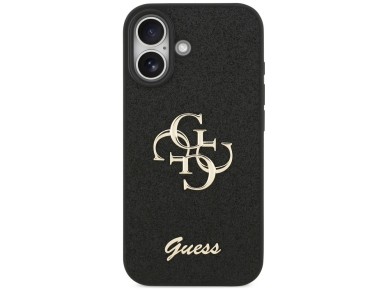 Funda Guess Fixed Glitter Big 4G para iPhone 17 - negra Funda Guess Fixed Glitter Big 4G para iPhone 17 - negra