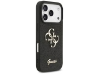 Funda Guess Fixed Glitter Big 4G para iPhone 17 Pro - negra Funda Guess Fixed Glitter Big 4G para iPhone 17 Pro - negra