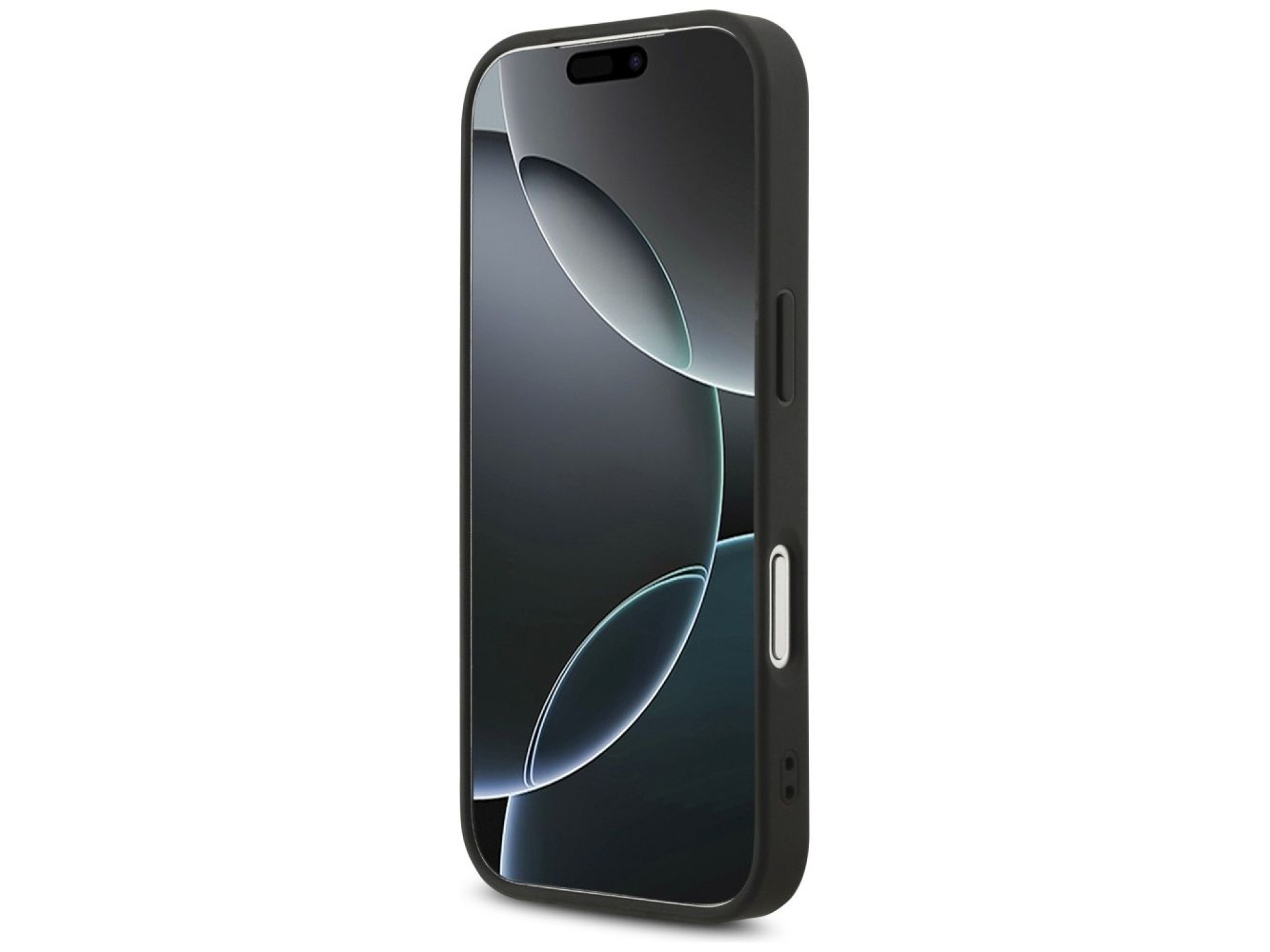 Funda Guess Fixed Glitter Big 4G para iPhone 17 Pro - negra