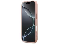 Capa Guess Fixed Glitter Big 4G para iPhone 17 Pro - Rosa