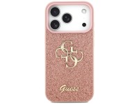 Capa Guess Fixed Glitter Big 4G para iPhone 17 Pro - Rosa