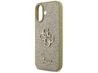 Funda Guess Fixed Glitter Big 4G para iPhone 17 - dorada Funda Guess Fixed Glitter Big 4G para iPhone 17 - dorada