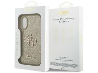 Funda Guess Fixed Glitter Big 4G para iPhone 17 - dorada Funda Guess Fixed Glitter Big 4G para iPhone 17 - dorada