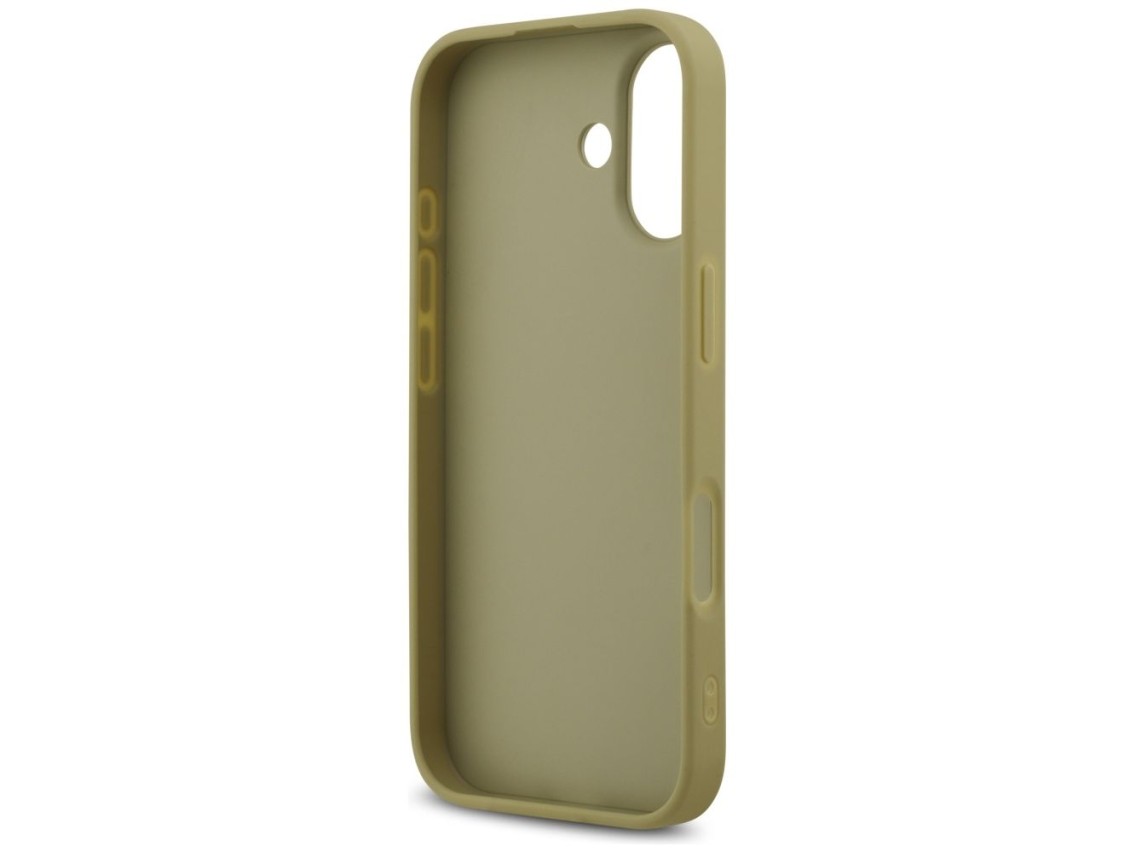 Funda Guess Fixed Glitter Big 4G para iPhone 17 - dorada
