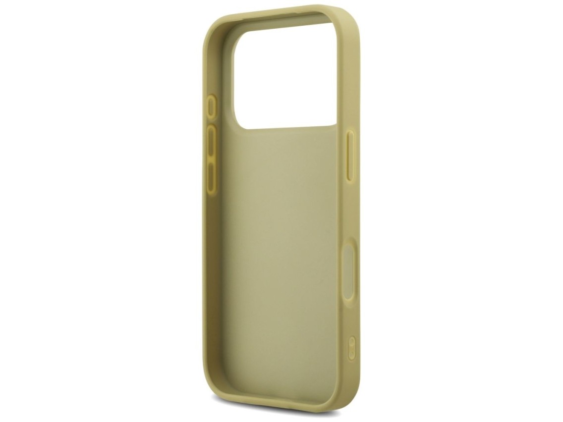 Capa Guess Fixed Glitter Big 4G para iPhone 17 Pro - dourada
