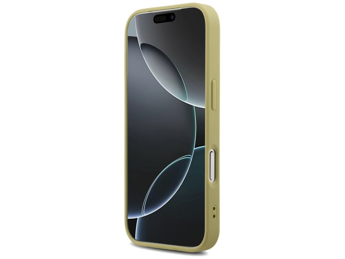 Capa Guess Fixed Glitter Big 4G para iPhone 17 Pro - dourada