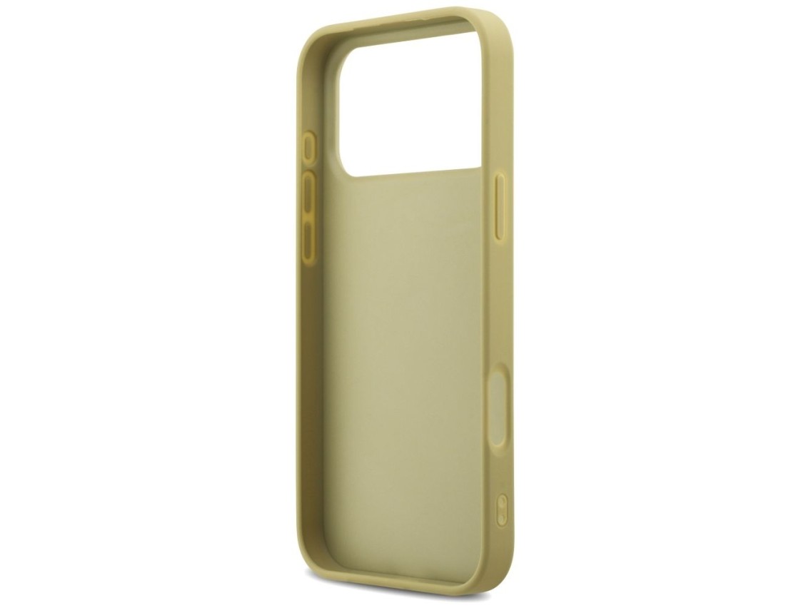 Capa Guess Fixed Glitter Big 4G para iPhone 17 Pro Max - dourada
