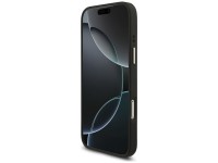 Capa Guess 4G com logotipo triangular e MagSafe para iPhone 17 Pro Max - Preto e Dourado Capa Guess 4G com logotipo triangular e MagSafe para iPhone 17 Pro Max - Preto e Dourado
