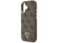 Guess 4G Triangle Logo MagSafe Case for iPhone 17 - Brown and Gold Guess 4G Triangle Logo MagSafe Case for iPhone 17 - Brown and Gold