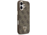 Guess 4G Triangle Logo MagSafe Case for iPhone 17 - Brown and Gold Guess 4G Triangle Logo MagSafe Case for iPhone 17 - Brown and Gold