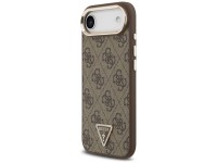 Capa Guess 4G Triangle Logo MagSafe para iPhone Air Marrom - Dourada Capa Guess 4G Triangle Logo MagSafe para iPhone Air Marrom - Dourada