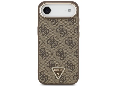 Capa Guess 4G Triangle Logo MagSafe para iPhone Air Marrom - Dourada Capa Guess 4G Triangle Logo MagSafe para iPhone Air Marrom - Dourada