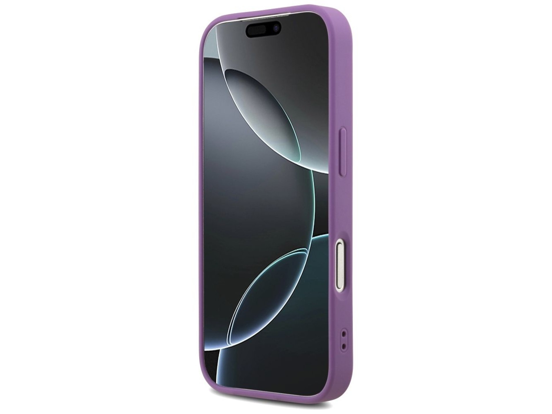 Capa Guess Fixed Glitter Big 4G para iPhone 17 Pro - roxa