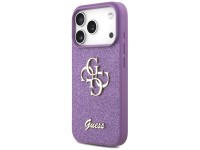 Capa Guess Fixed Glitter Big 4G para iPhone 17 Pro - roxa Capa Guess Fixed Glitter Big 4G para iPhone 17 Pro - roxa
