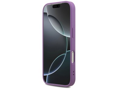 Guess Fixed Glitter Big 4G case for iPhone 17 Pro - purple Guess Fixed Glitter Big 4G case for iPhone 17 Pro - purple