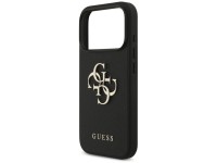 Guess Grained Big 4G & Classic Logo case for iPhone 17 Pro - black Guess Grained Big 4G & Classic Logo case for iPhone 17 Pro - black