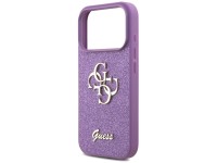 Capa Guess Fixed Glitter Big 4G para iPhone 17 Pro - roxa Capa Guess Fixed Glitter Big 4G para iPhone 17 Pro - roxa