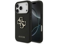 Guess Grained Big 4G & Classic Logo case for iPhone 17 Pro - black Guess Grained Big 4G & Classic Logo case for iPhone 17 Pro - black
