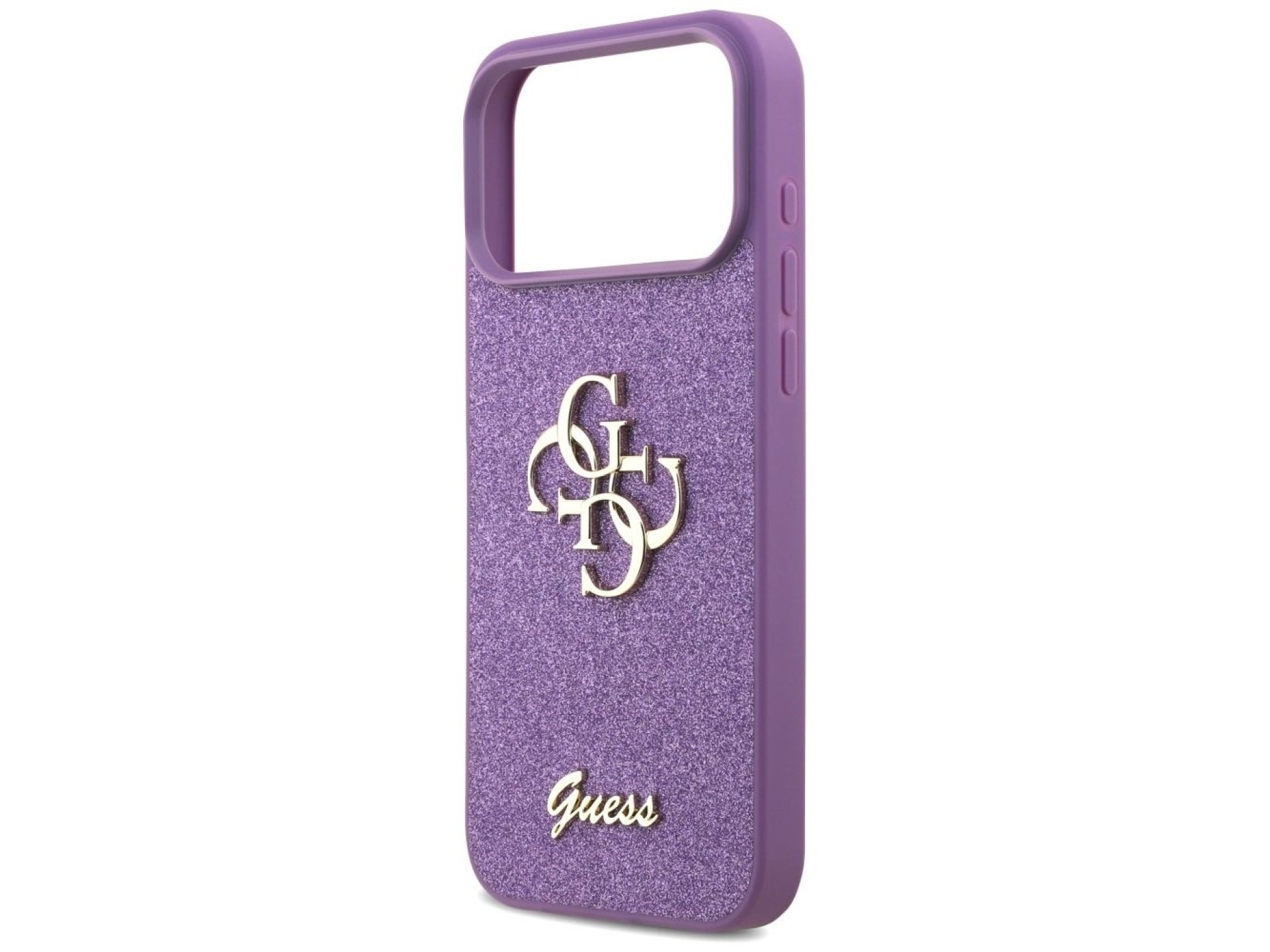 Funda Guess Fixed Glitter Big 4G para iPhone 17 Pro Max - color morado