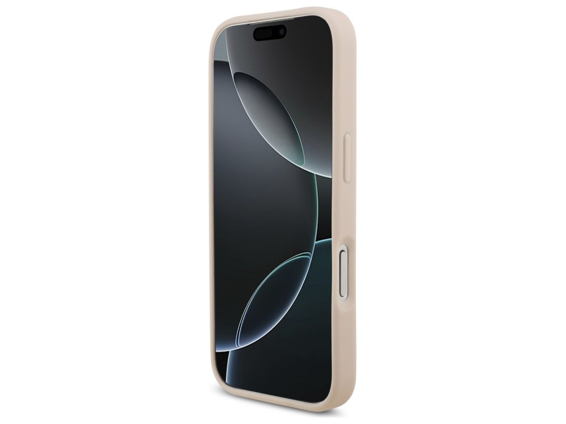Guess Grained Big 4G & Classic Logo iPhone 17 Pro Case - Pink