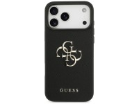 Guess Grained Big 4G & Classic Logo case for iPhone 17 Pro Max - black Guess Grained Big 4G & Classic Logo case for iPhone 17 Pro Max - black