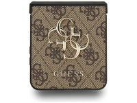 Capa Guess com logo 4G grande e logo clássico para Samsung Galaxy Z Flip 7 - Marrom Capa Guess com logo 4G grande e logo clássico para Samsung Galaxy Z Flip 7 - Marrom