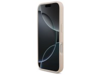 Guess Grained Big 4G & Classic Logo iPhone 17 Pro Case - Pink Guess Grained Big 4G & Classic Logo iPhone 17 Pro Case - Pink