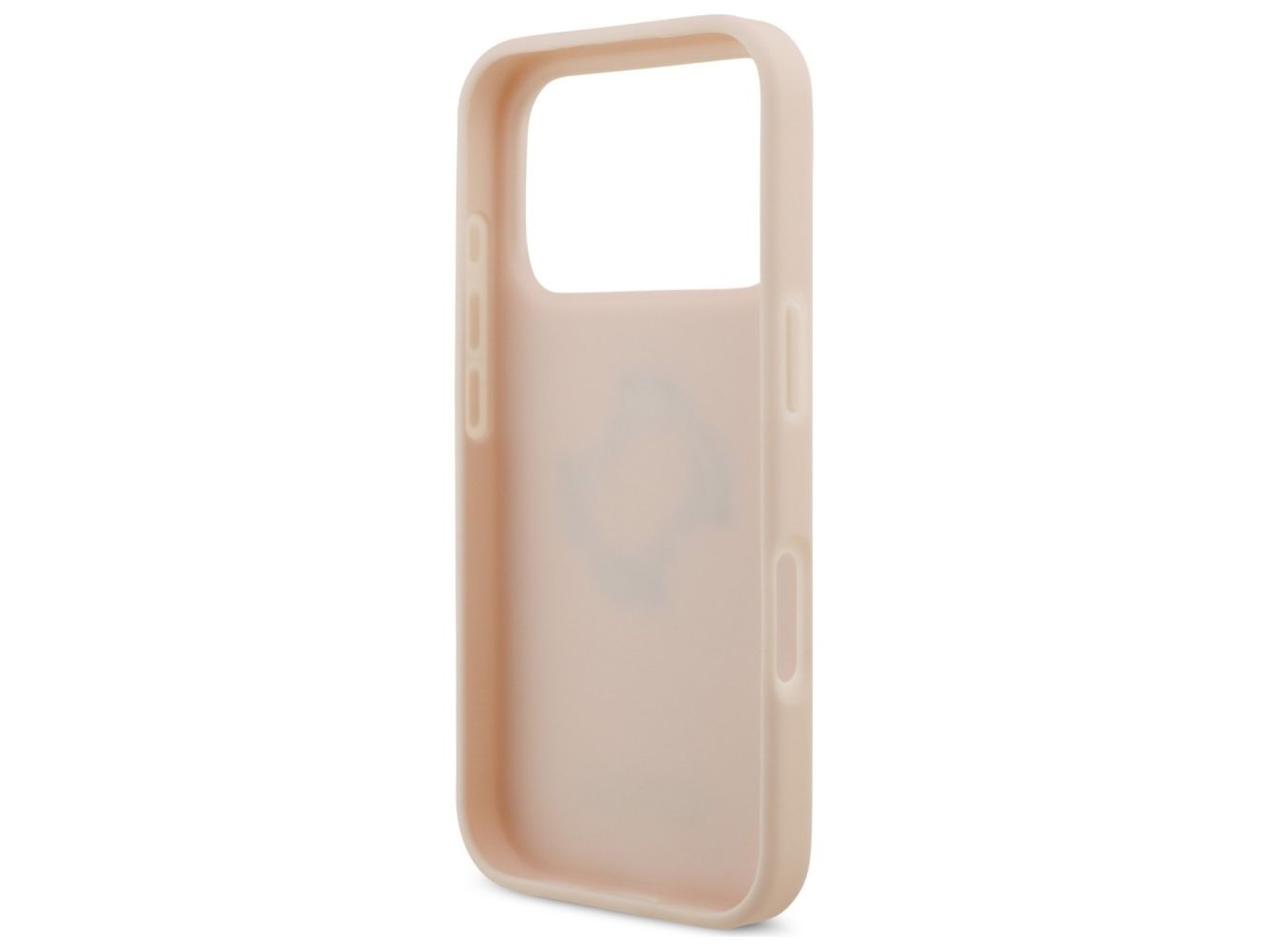 Guess Grained Big 4G & Classic Logo iPhone 17 Pro Case - Pink