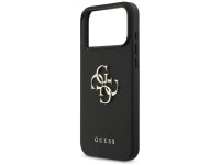 Guess Grained Big 4G & Classic Logo case for iPhone 17 Pro Max - black Guess Grained Big 4G & Classic Logo case for iPhone 17 Pro Max - black
