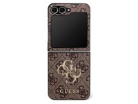 Capa Guess com logo 4G grande e logo clássico para Samsung Galaxy Z Flip 7 - Marrom Capa Guess com logo 4G grande e logo clássico para Samsung Galaxy Z Flip 7 - Marrom