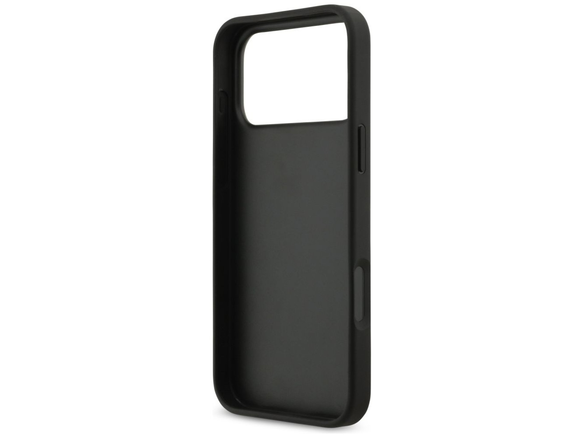 Guess Grained Big 4G & Classic Logo case for iPhone 17 Pro Max - black