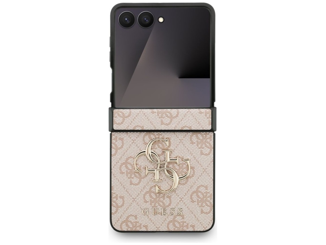 Guess Big 4G Logo Classic Logo Case for Samsung Galaxy Z Flip 7 - Pink