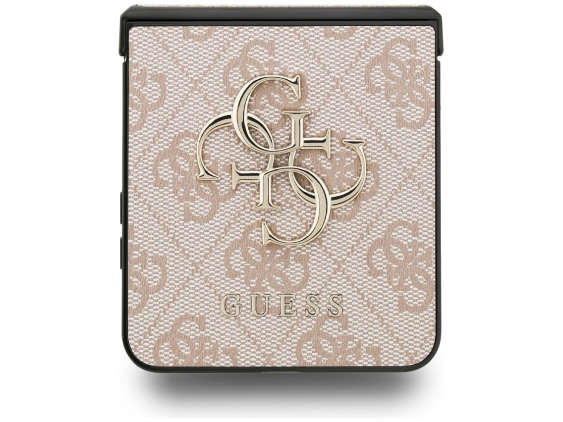 Guess Big 4G Logo Classic Logo Case for Samsung Galaxy Z Flip 7 - Pink