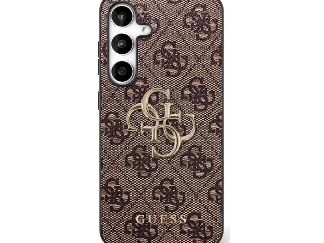 Funda Guess Big 4G Classic Logo para Samsung Galaxy S25 FE - Marrón