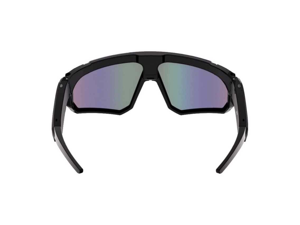 Óculos de Sol Esportivos Colmi V06 AI (Preto com Lentes Azuis)