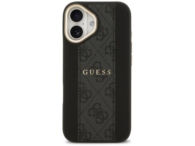 Guess 4G Stripe MagSafe case for iPhone 17 - black Guess 4G Stripe MagSafe case for iPhone 17 - black