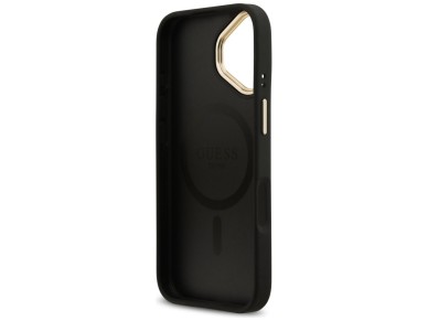 Guess 4G Stripe MagSafe case for iPhone 17 - black Guess 4G Stripe MagSafe case for iPhone 17 - black