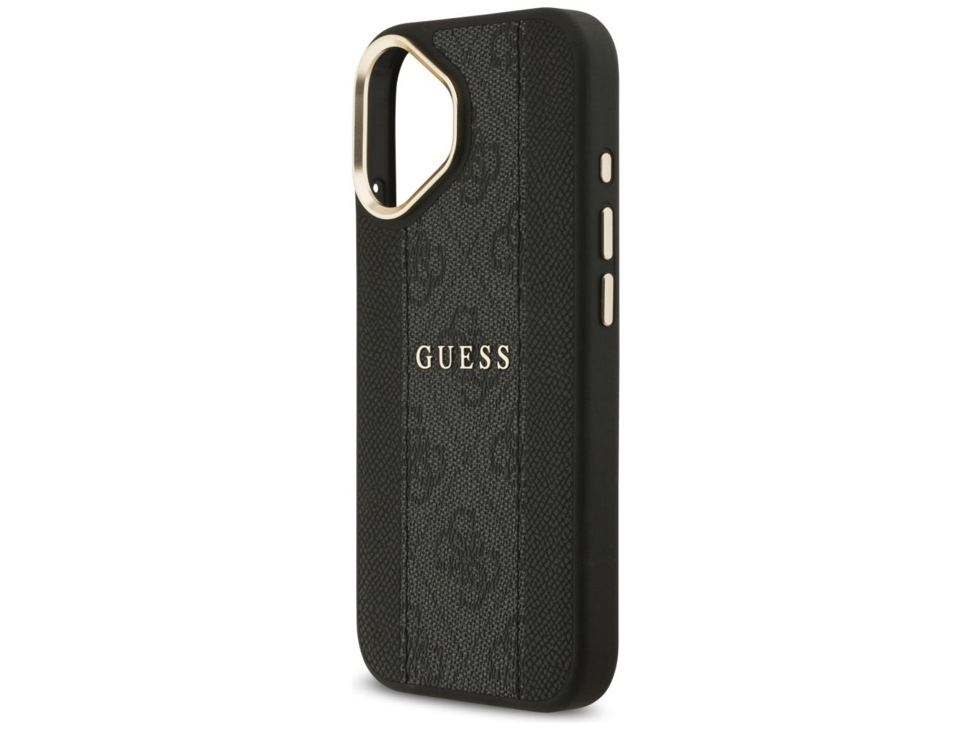 Funda Guess 4G Stripe MagSafe para iPhone 17 - negra