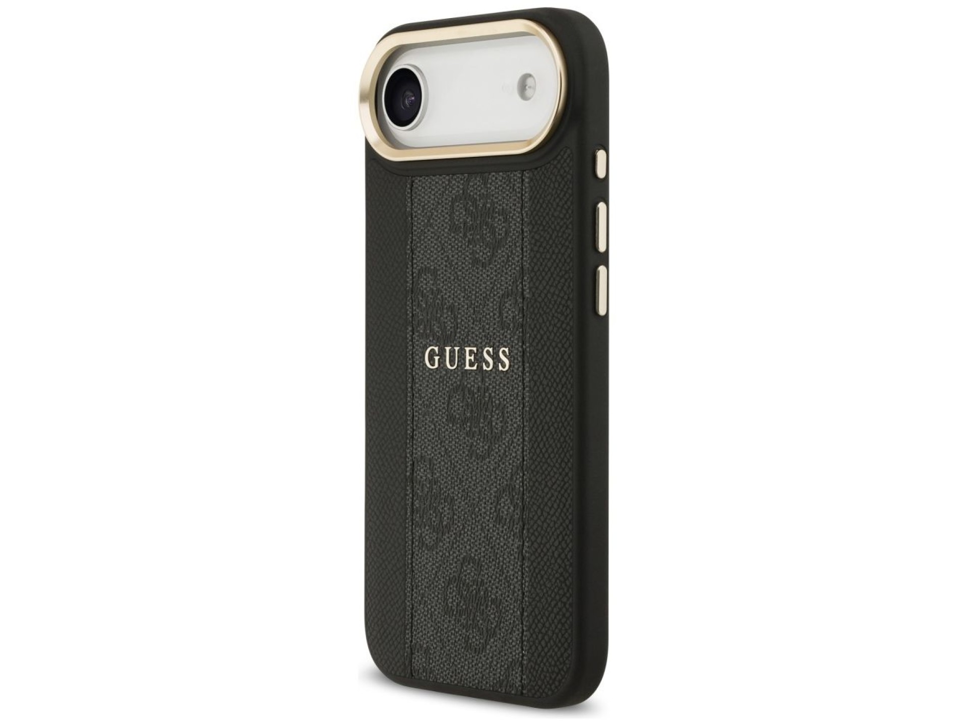 Capa Guess 4G Stripe MagSafe para iPhone Air - preta