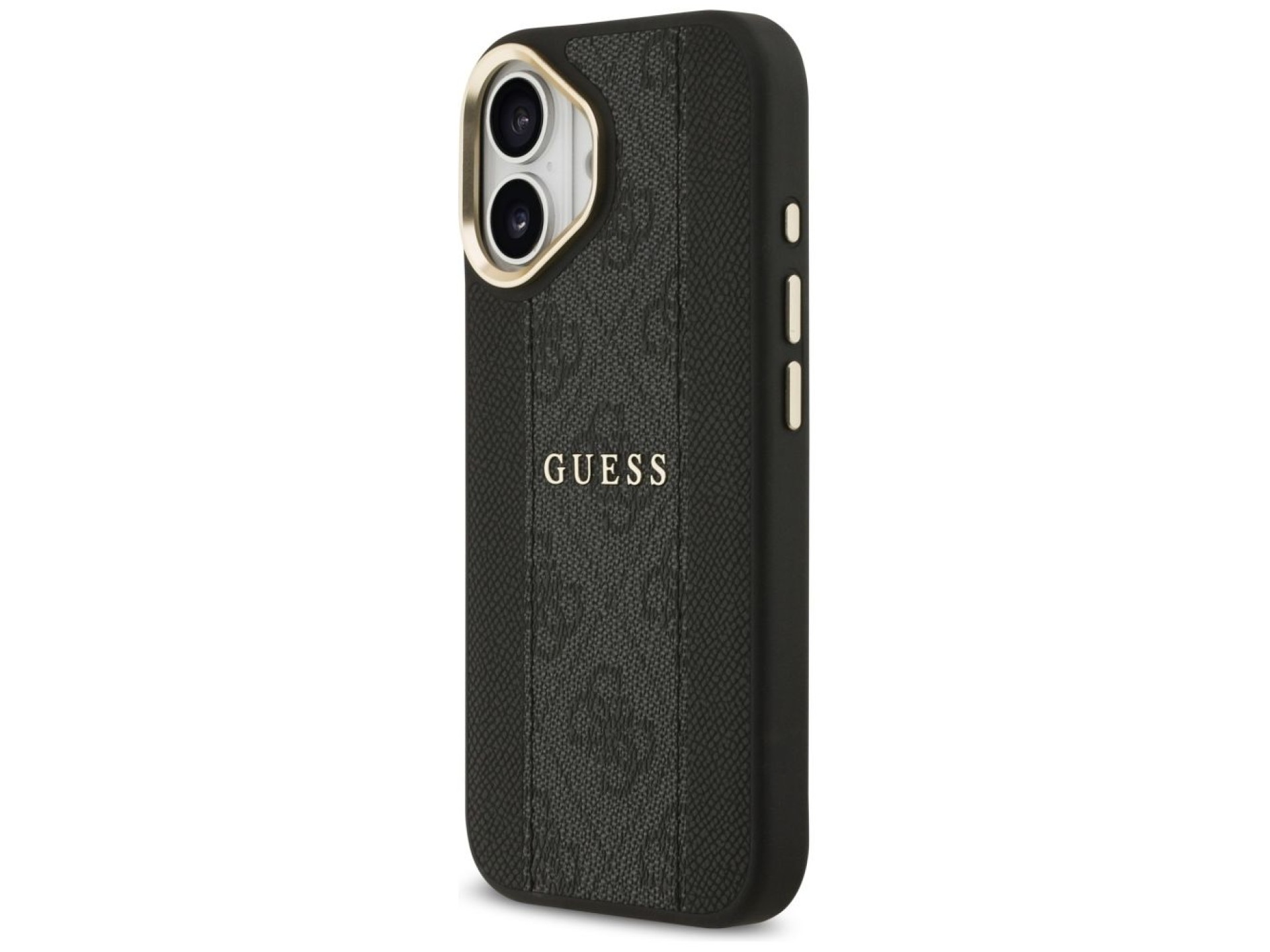 Funda Guess 4G Stripe MagSafe para iPhone 17 - negra