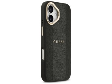 Guess 4G Stripe MagSafe case for iPhone 17 - black Guess 4G Stripe MagSafe case for iPhone 17 - black
