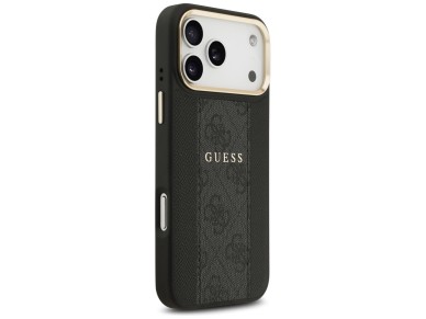 Guess 4G Stripe MagSafe case for iPhone 17 Pro Max - black Guess 4G Stripe MagSafe case for iPhone 17 Pro Max - black