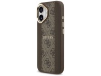 Capa Guess 4G Stripe MagSafe para iPhone 17 - marrom Capa Guess 4G Stripe MagSafe para iPhone 17 - marrom