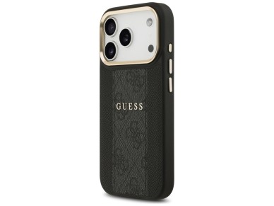 Guess 4G Stripe MagSafe case for iPhone 17 Pro - black Guess 4G Stripe MagSafe case for iPhone 17 Pro - black