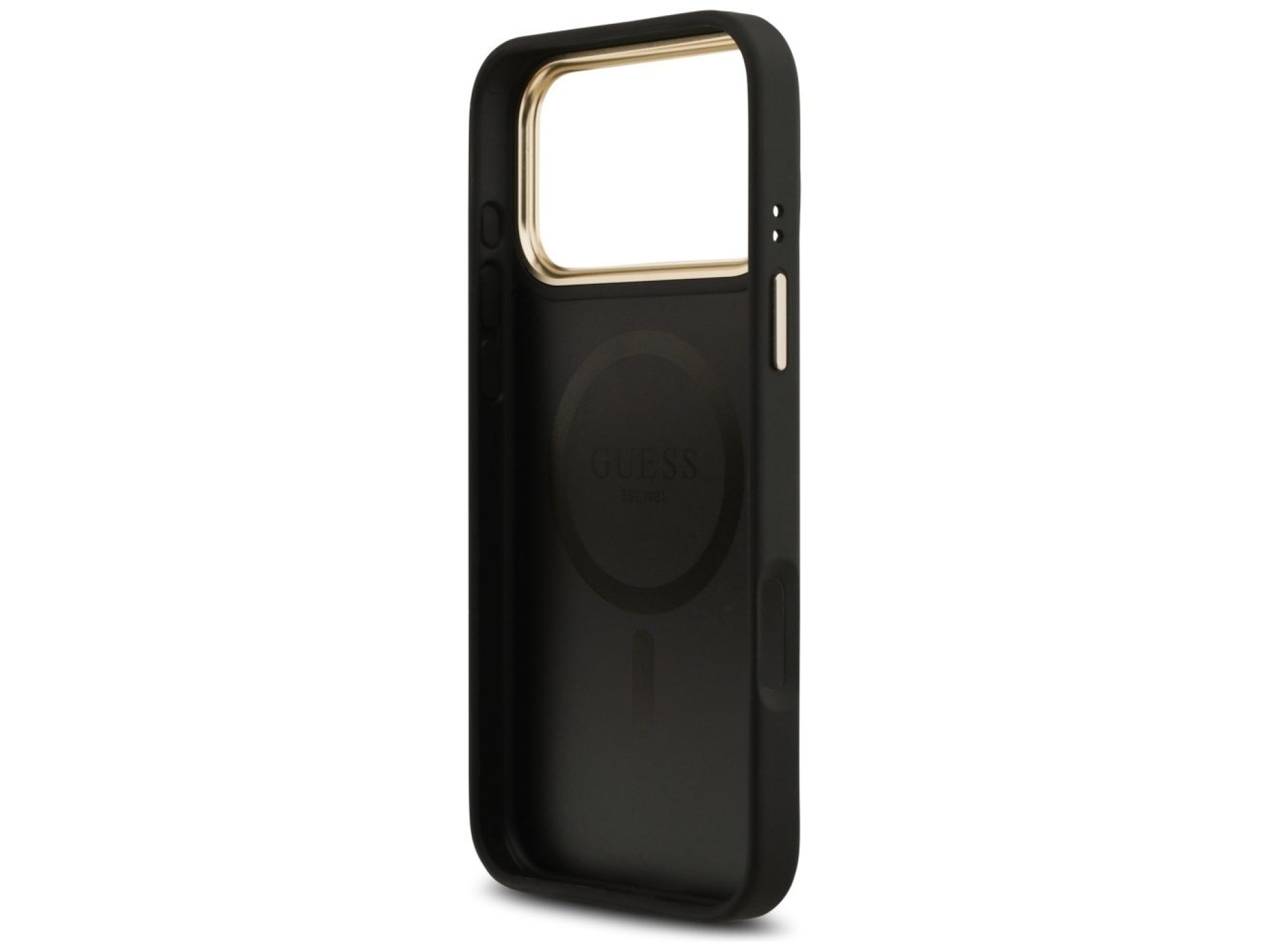 Guess 4G Stripe MagSafe case for iPhone 17 Pro Max - black