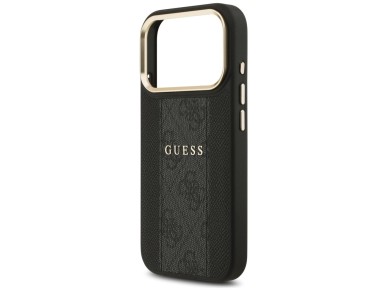 Guess 4G Stripe MagSafe case for iPhone 17 Pro - black Guess 4G Stripe MagSafe case for iPhone 17 Pro - black