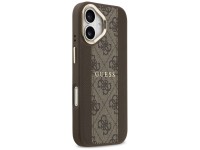Capa Guess 4G Stripe MagSafe para iPhone 17 - marrom Capa Guess 4G Stripe MagSafe para iPhone 17 - marrom